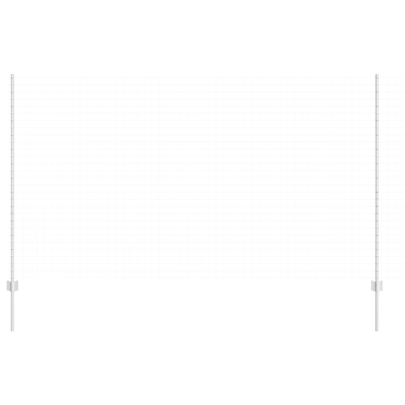 Zaunpfosten 22 Stück U-Kanal 160 cm Verzinkter Stahl