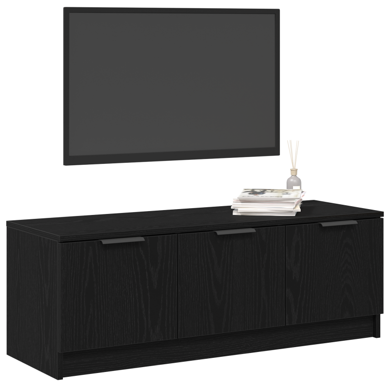 TV-Schrank Schwarze Eiche 102x35x36,5 cm Spanplatte