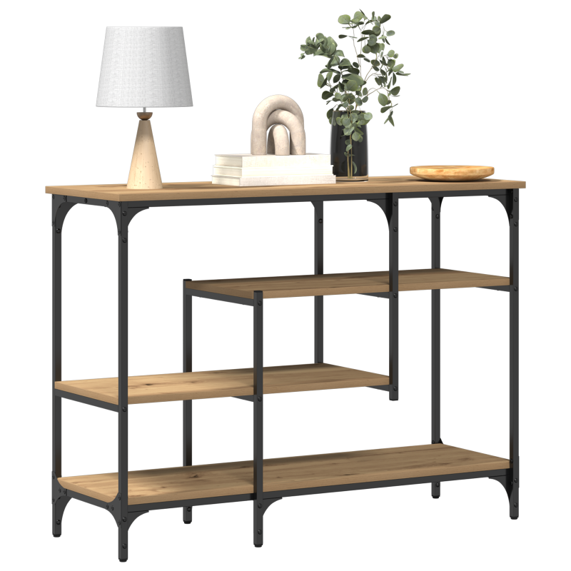 Konsole Artisan Eiche 100x35x75 cm Ingenieure Holz & Stahl