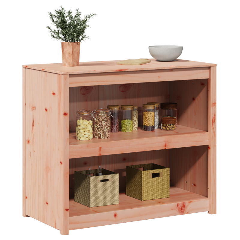 Außenküchenregal 106x55x92 cm Massivholz Douglasie
