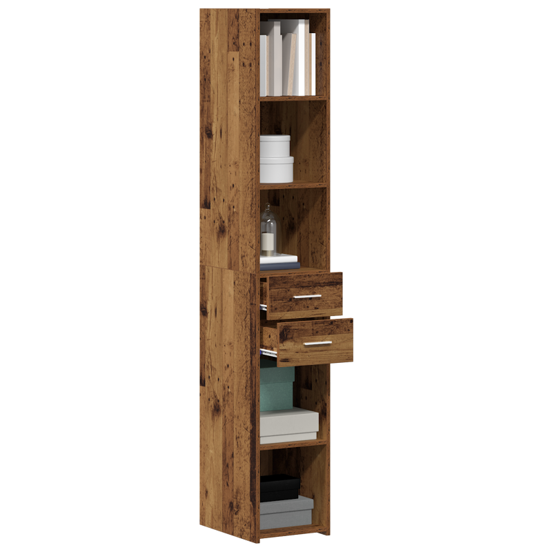 Hochboard Alteiche 30x42,5x185 cm Werkstoffholz