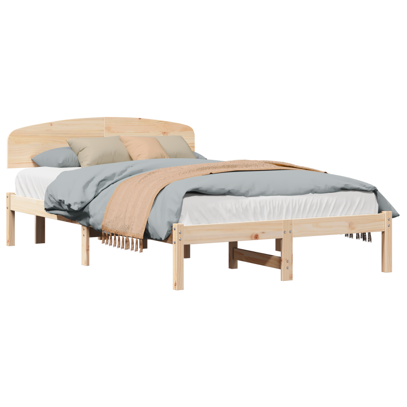 Schiebetür mit Zubehör Set Weiß 83x202 cm Massivholz Kiefer