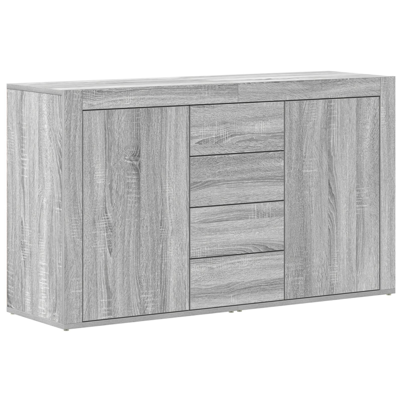 Sideboard Grau sonoma Holzwerkstoff 120 x 36 x 69 cm