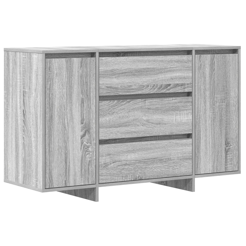 Sideboard Grau Sonoma 120x41x75 cm Holzwerkstoff