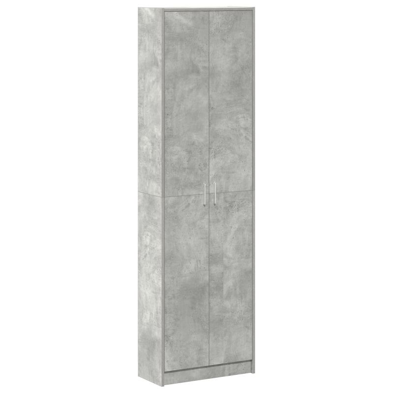 Kleiderschrank Betongrau 55x25x189 cm Spanplatte