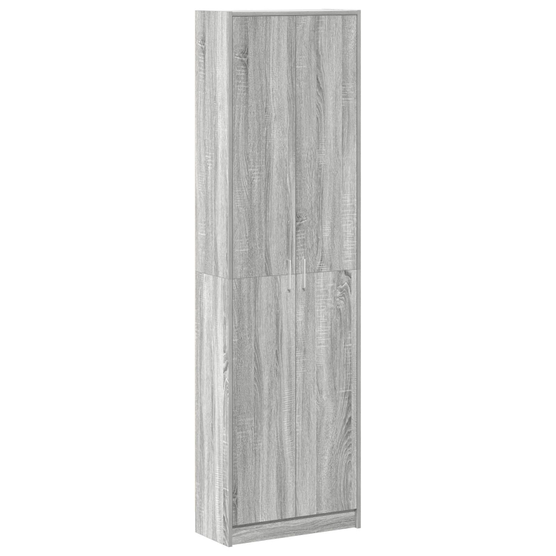 Kleiderschrank Grauer Sonoma 55x25x189 cm Holzwerkstoff