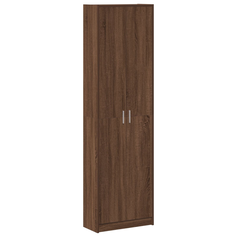 Kleiderschrank Braun Eiche 55x25x189 cm Holzwerkstoff