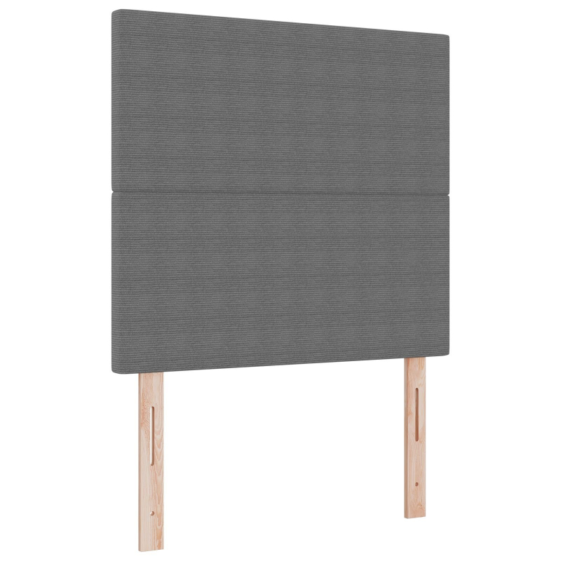 Kopfteil Schlichtes Design Hellgrau 100 cm Cord-Stoff