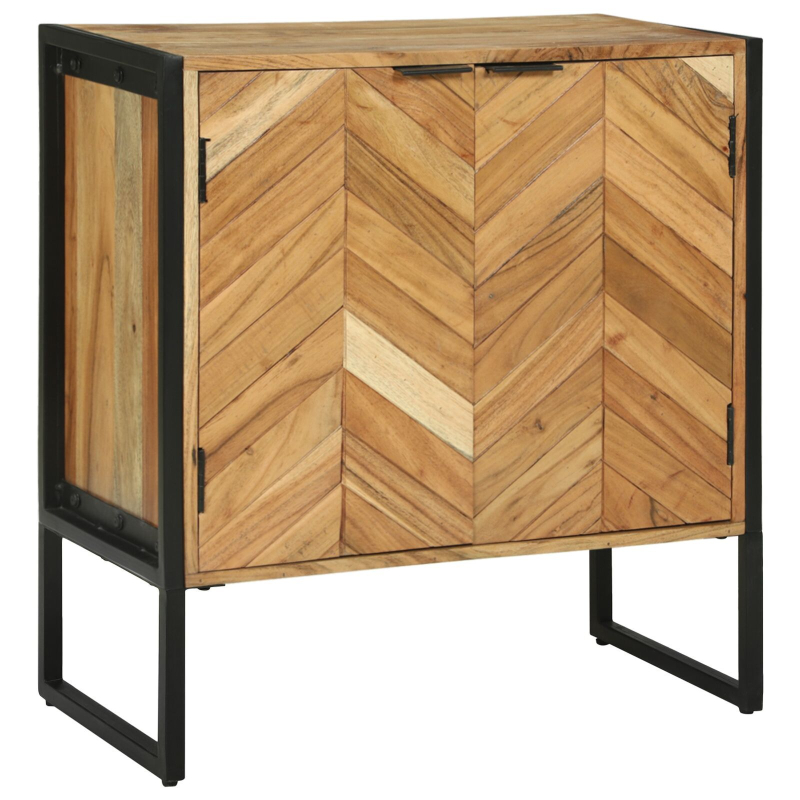 Sideboard 70x35x75 cm Massivholz Akazie