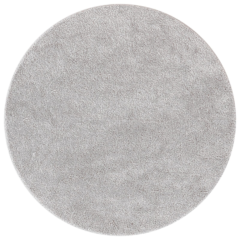 Kuscheliger Teppich mit Latexboden Grau ø160 cm
