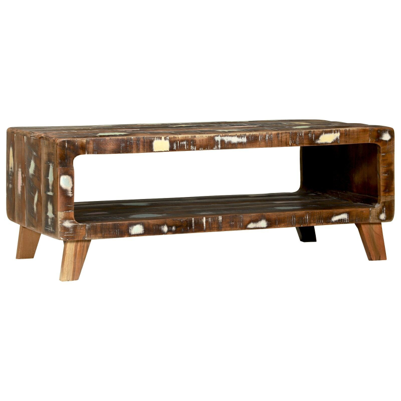 Couchtisch 90x50x35 cm Massivholz Altholz