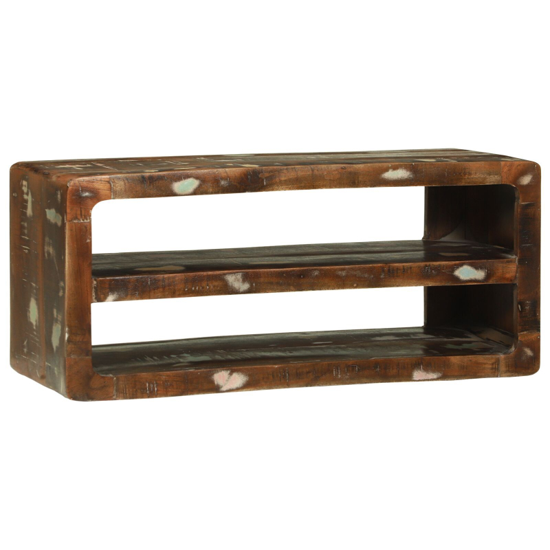 TV-Schrank 80x32x36 cm Massivholz Altholz
