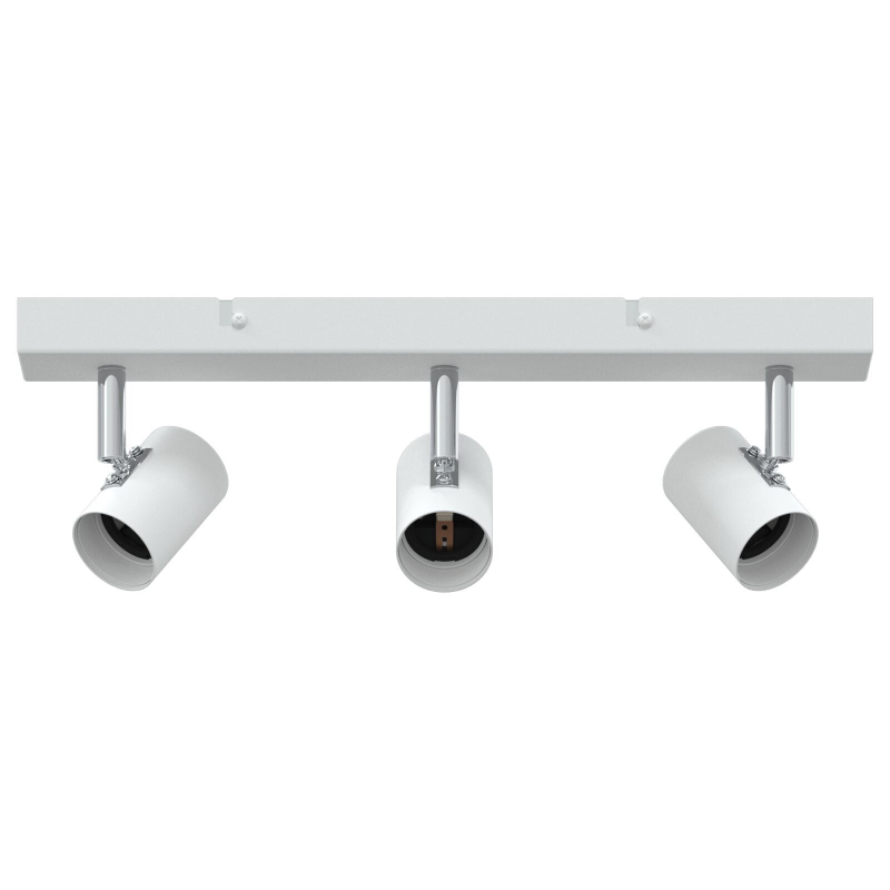 Deckenstrahler 3-Wege verstellbar Weiß E27