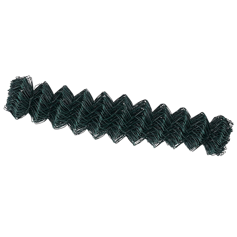 Kettenzaun Grün 1x25 m Stahl