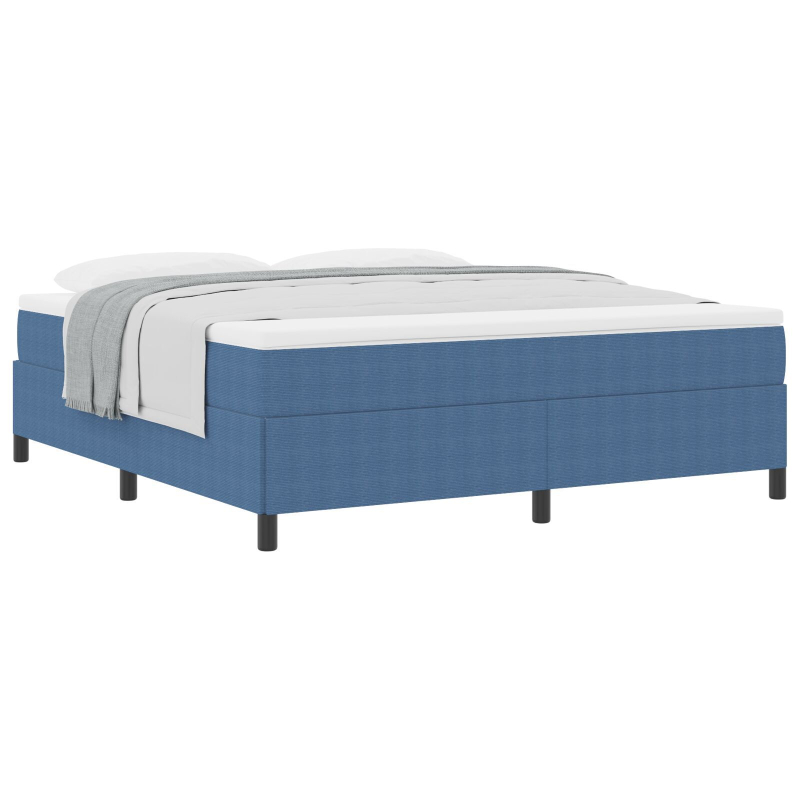 Bettgestell Blau 180x200 cm Cord-Stoff