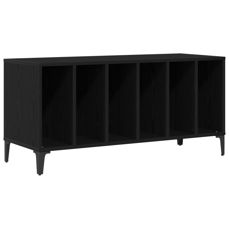Aufbewahrungsschrank in schwarzer Eiche - 100x38x48 cm aus Holzwerkstoff