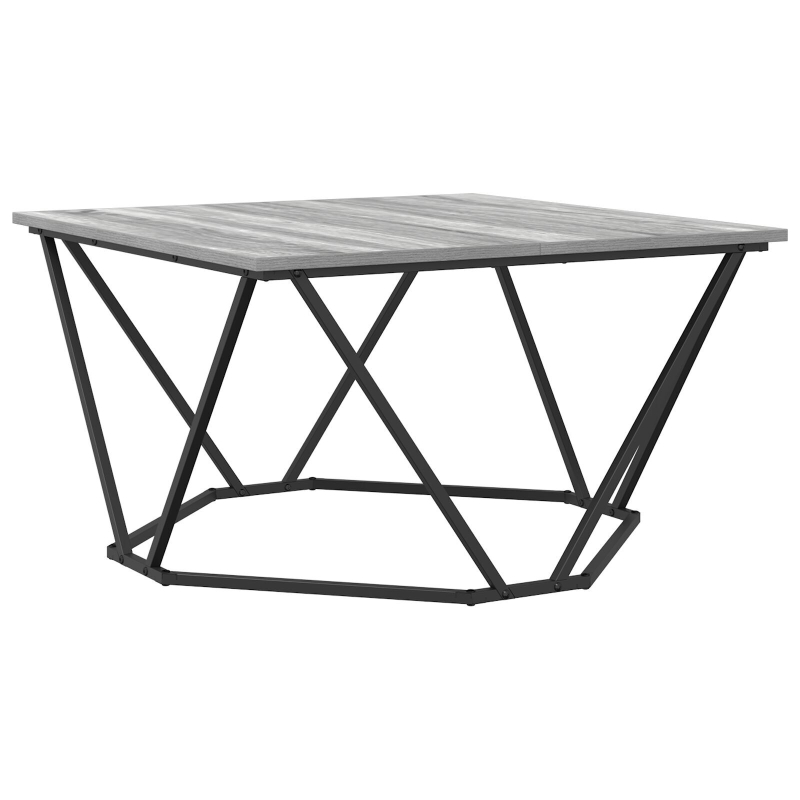 Couchtisch Grau Sonoma 80x80x45 cm Holzwerkstoff