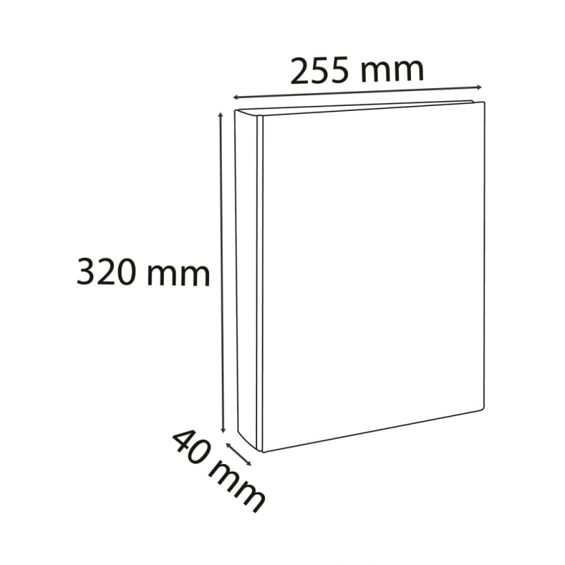 Exacompta Ringbücher 10 Stk. A4 mit 2 Ringen 25 mm