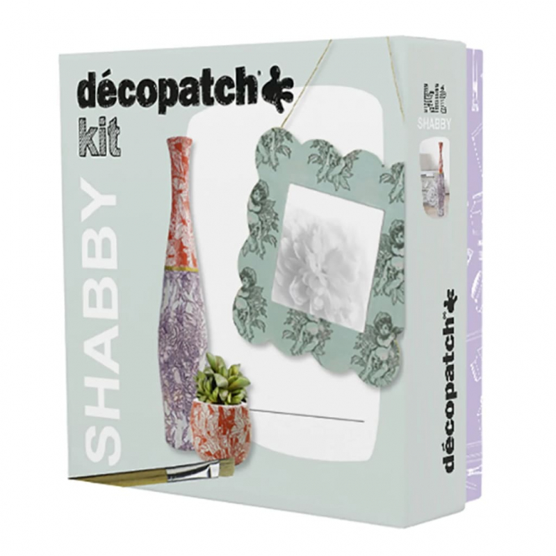 Decopatch Kreativ-Box Decopatch Shabby Kit