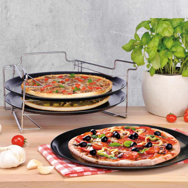 HI 4-tlg. Pizza-Backset Schwarz