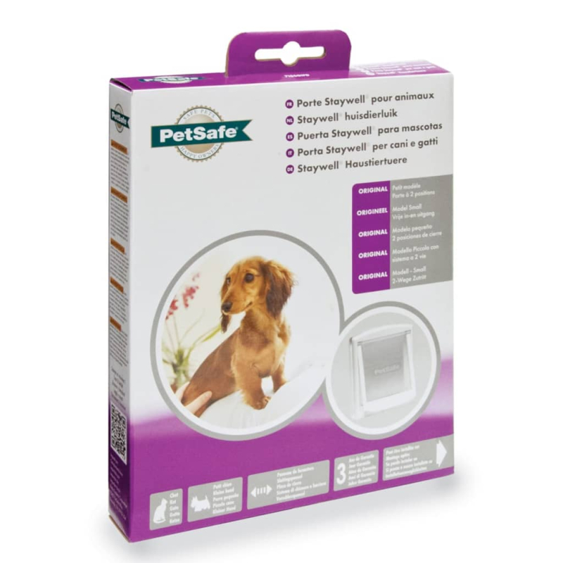PetSafe Haustiertür 2-Wege 715 Klein 17,8x15,2 cm Weiß