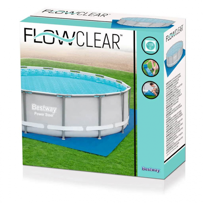 Bestway Pool-Bodenplane Flowclear 488x488 cm