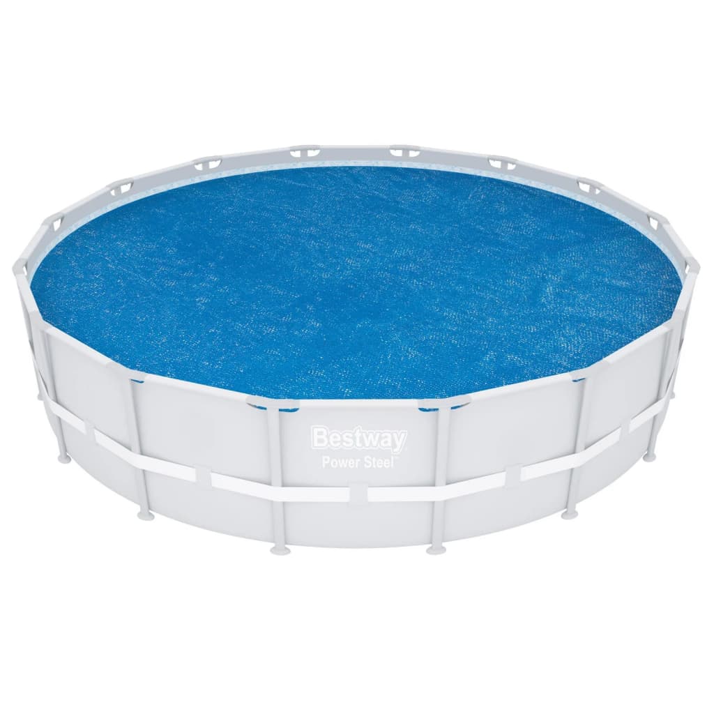 Bestway Solar-Poolabdeckung Flowclear Rund 462 cm Blau