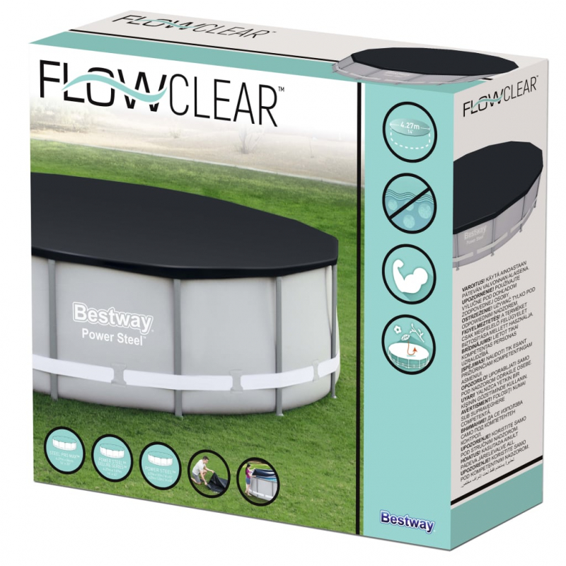 Bestway Poolabdeckung Flowclear 427 cm