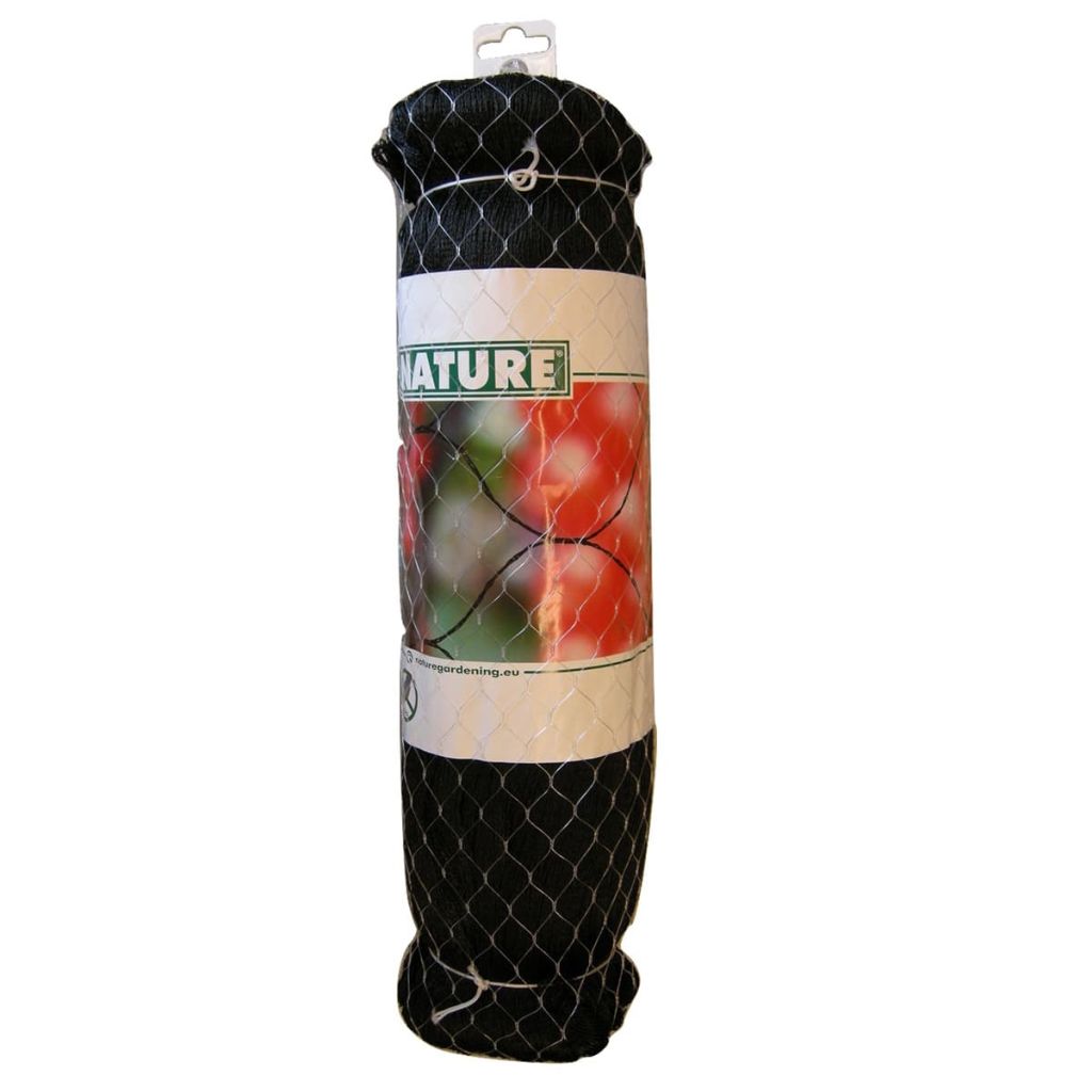 Natur Vogelschutznetz Primo 10x4 m Schwarz 6030406