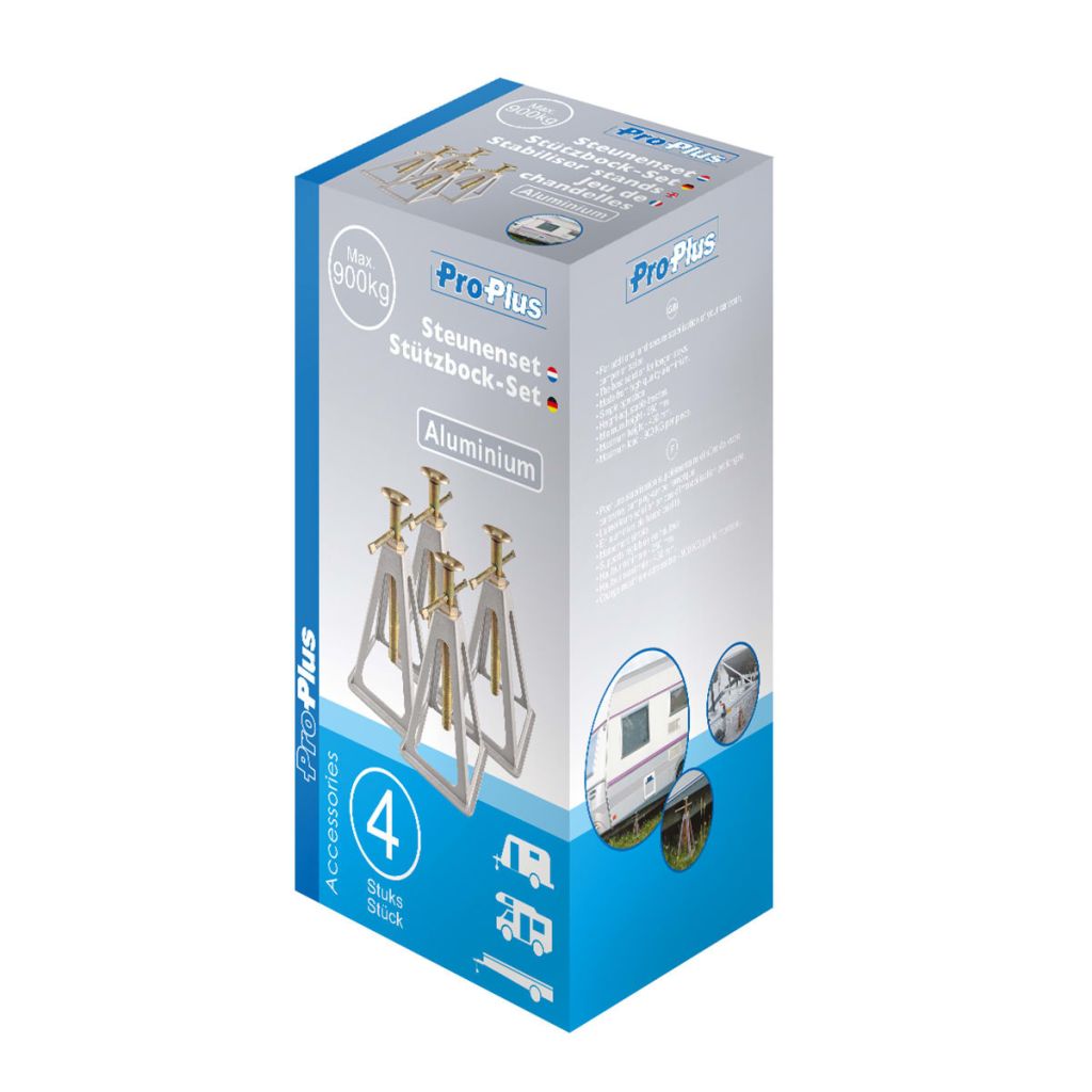 ProPlus Stützbock-Set Aluminium 4 Stück 360803