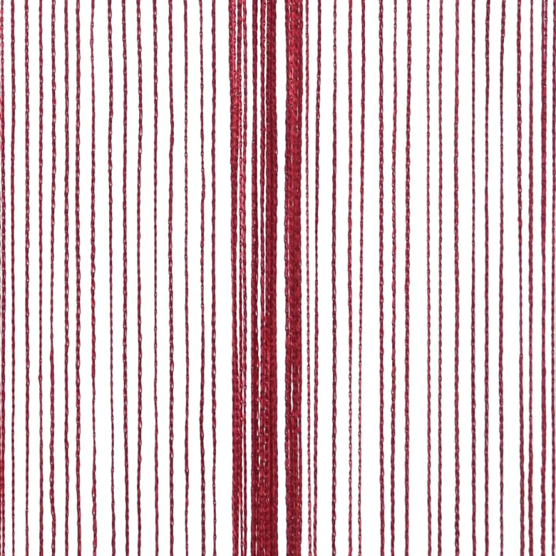 Fadenvorhänge 2 Stk. 140 x 250 cm Burgunderrot