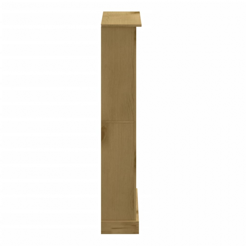 Bücherschrank 4 Fächer Mexiko-Stil Kiefernholz 80x29x150 cm