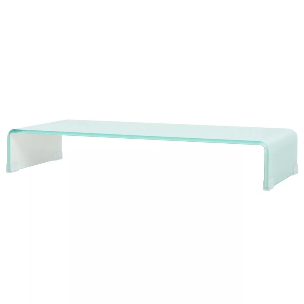 TV-Aufsatz/Monitorerhöhung Glas Grün 80x30x13 cm