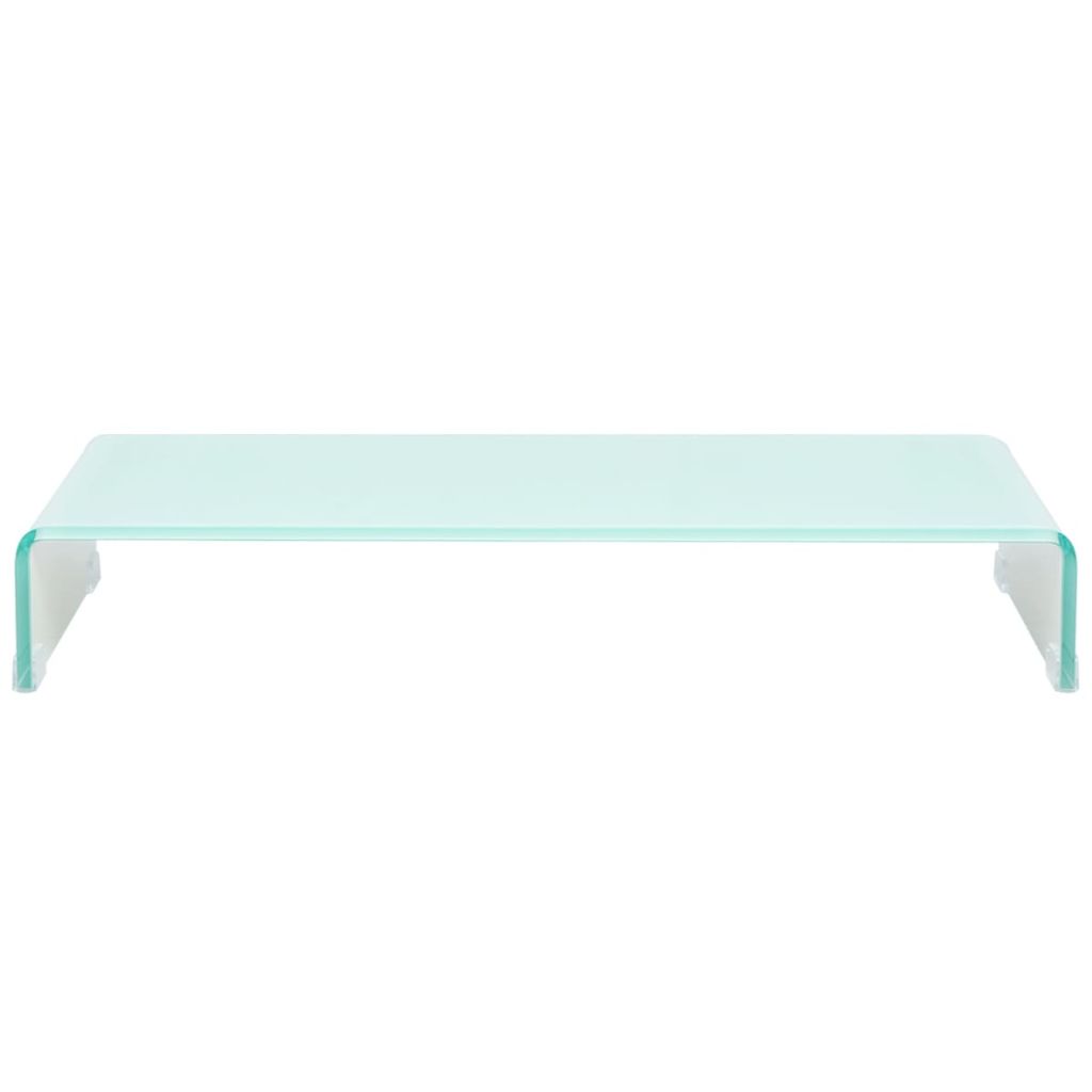 TV-Aufsatz/Monitorerhöhung Glas Grün 80x30x13 cm