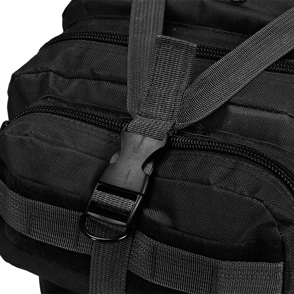 Rucksack Armee-Stil 50 L Schwarz