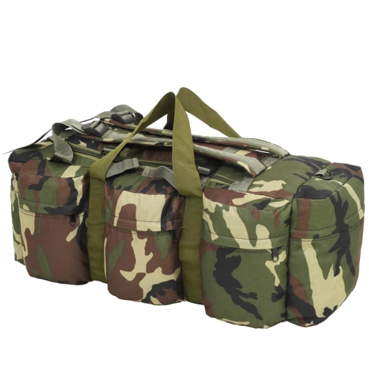 3-in-1 Seesack Armee-Stil 90 L Camouflage