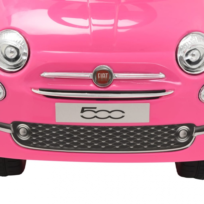 Kinder-Aufsitzauto Fiat 500 Rosa