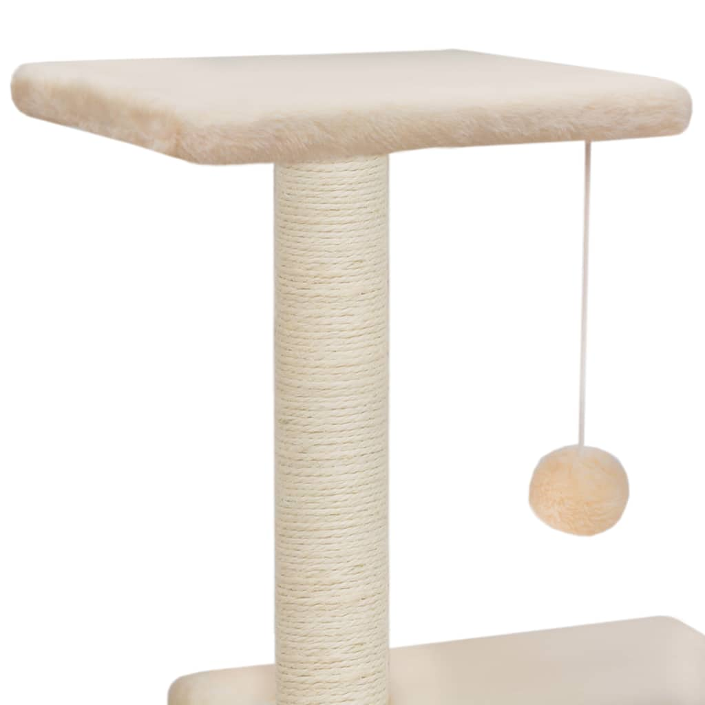 Katzen-Kratzbaum Sisal 65 cm Beige