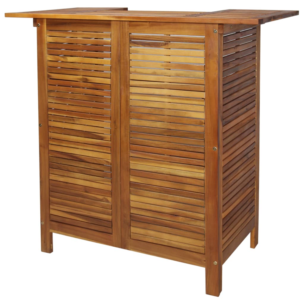 Bartisch 110x50x105 cm Massivholz Akazie