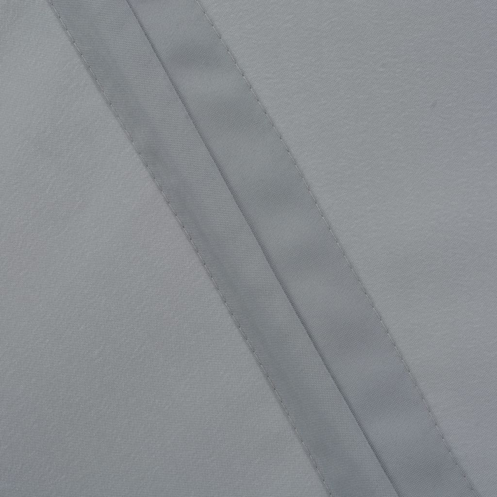 Faltbarer Terrassen-Seitenfächer Grau 160 cm