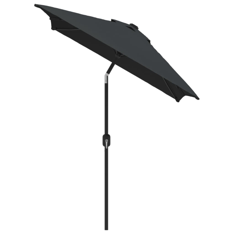 Sonnenschirm mit Metall-Mast 300x200 cm Anthrazit