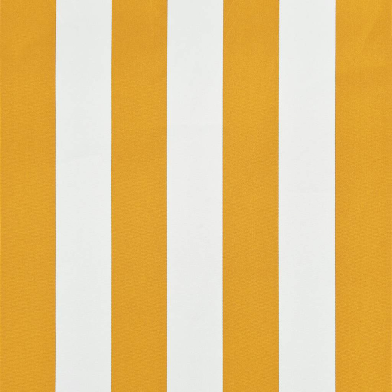 Einziehbare Markise 200×150 cm Gelb und Weiß