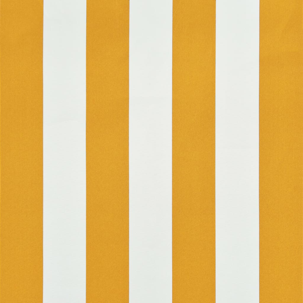 Einziehbare Markise 300×150 cm Gelb und Weiß