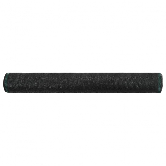 Tennisblende HDPE 1,2x25 m Schwarz