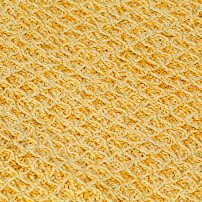 Überwurf Baumwolle 160x210 cm Senfgelb
