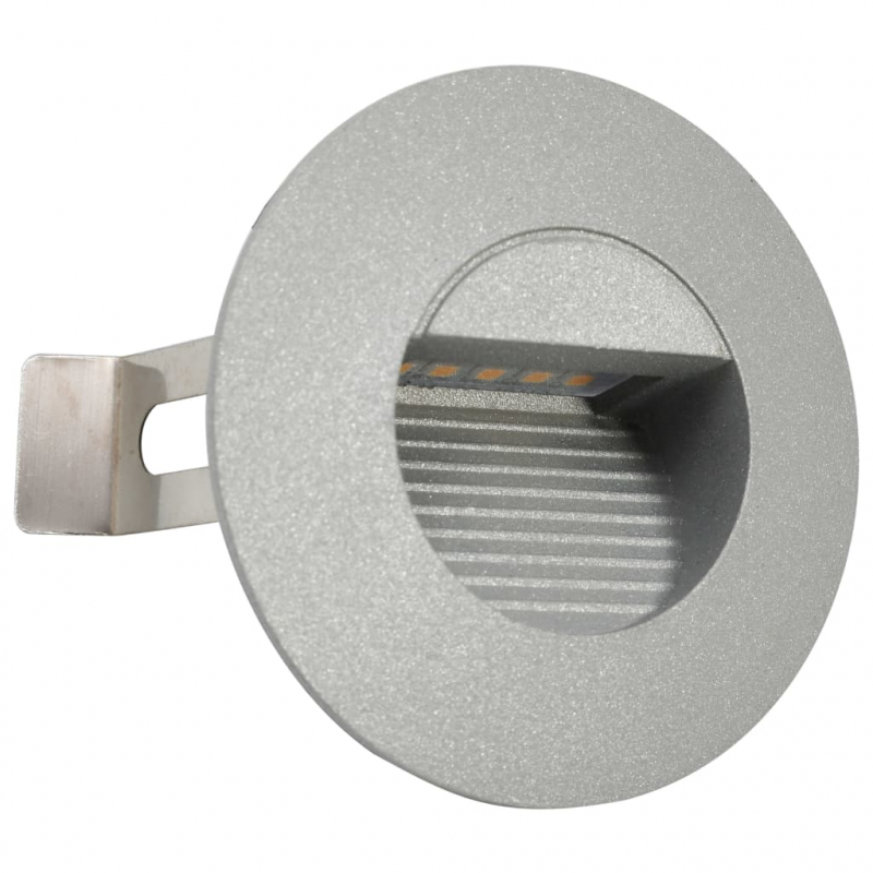 Außenwandleuchten 6 Stk. LED 5 W Silbern Rund