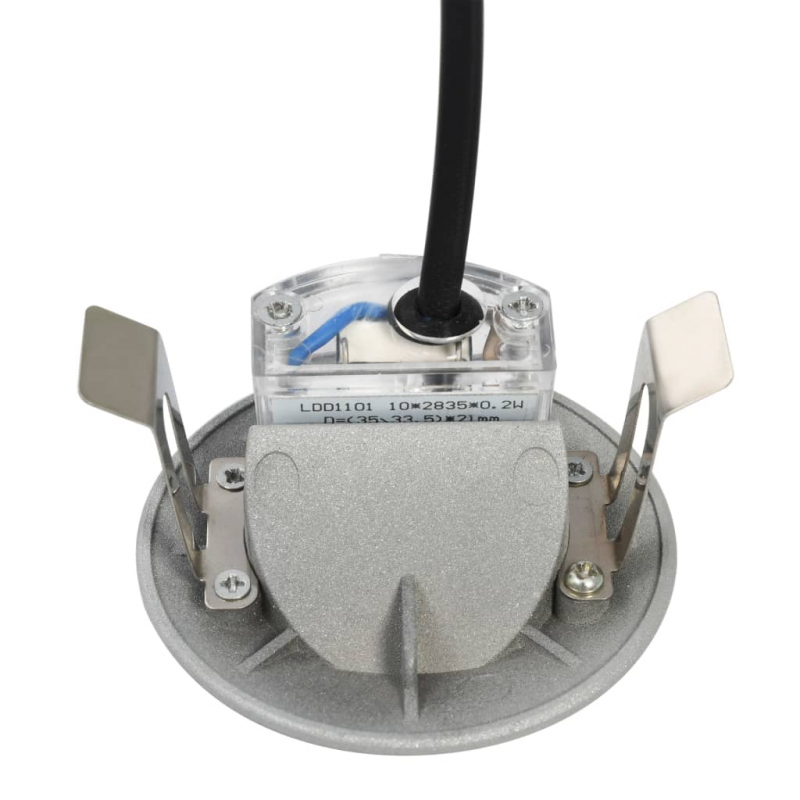 Außenwandleuchten 6 Stk. LED 5 W Silbern Rund