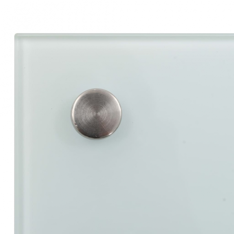 Küchenrückwand Weiß 90x40 cm Hartglas