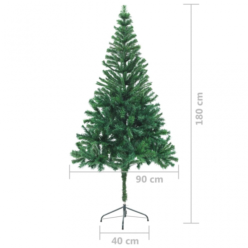 Künstlicher Weihnachtsbaum mit Ständer 180 cm 564 Zweige