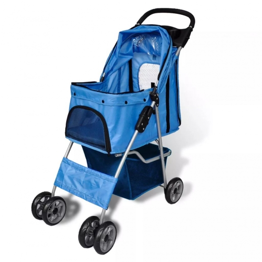 Hundewagen Hundebuggy Blau